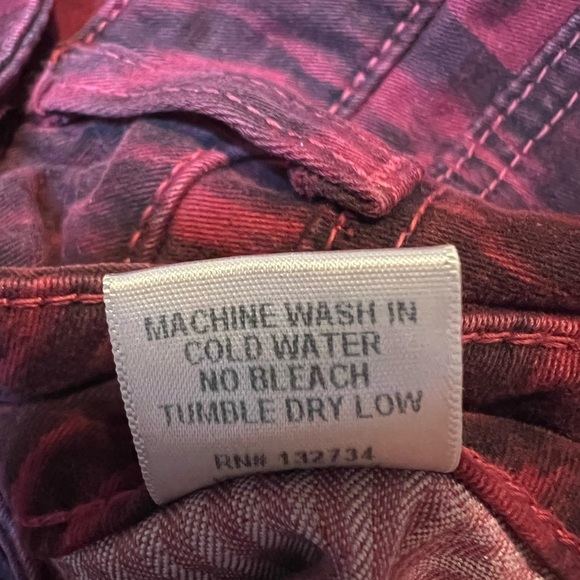 Chelsea & Violet Boho Ikat Print Statement Skinny Jeans Size 27 - Picture 5 of 5